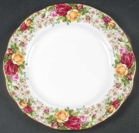 Old Country Roses Salad Plate