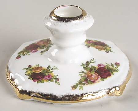 Old Country Roses 2" Candlestick by Royal Albert