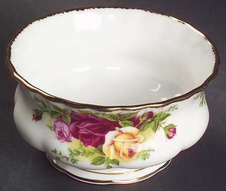 Old Country Roses Open Sugar Bowl