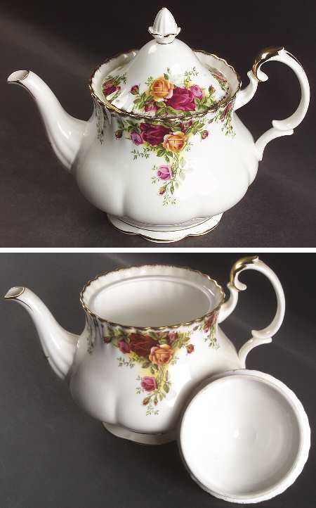 Old Country Roses Teapot & Lid
