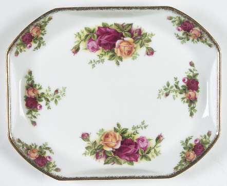 Old Country Roses Rectangular Tray