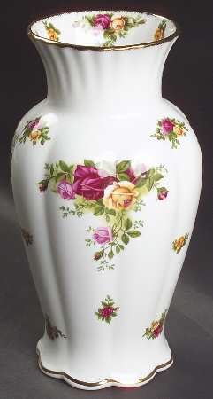 Old Country Roses 9" Montrose Vase by Royal Albert
