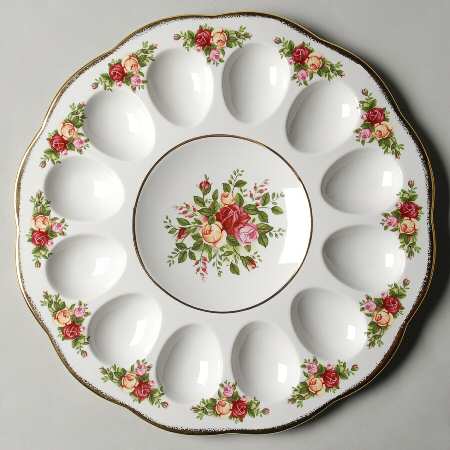 Old Country Roses Deviled Egg Plate by Royal Albert