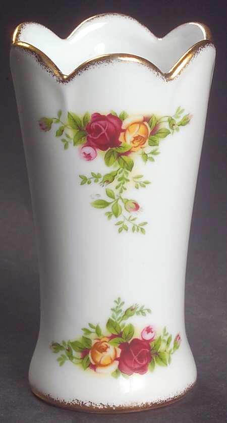 Old Country Roses 4" Bud Vase