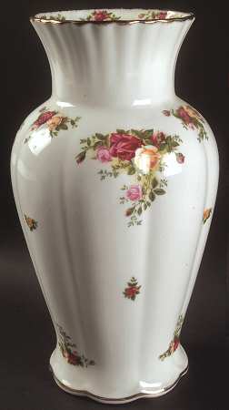 Old Country Roses 12" Vase by Royal Albert