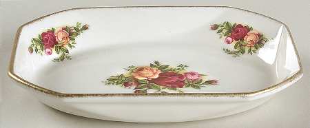 Old Country Roses 6" Rectangular Tray by Royal Albert
