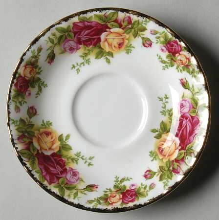 Old Country Roses Saucer for Footed Cup