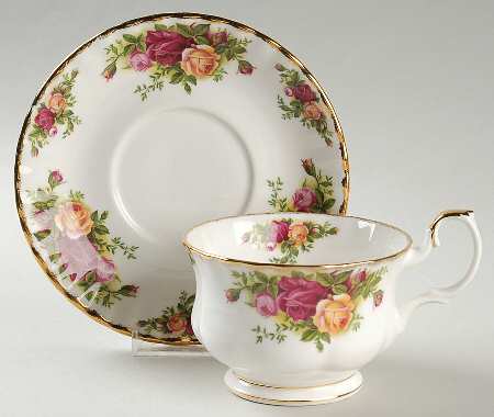 Old Country Roses Breakfast Cup & Saucer Set by Royal Albert