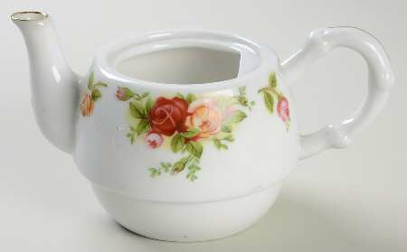 Old Country Roses Individual Teapot with Cup Teapot No Lid