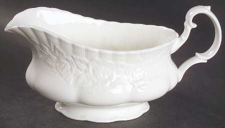 Old English Garden (No Trim) Gravy Boat