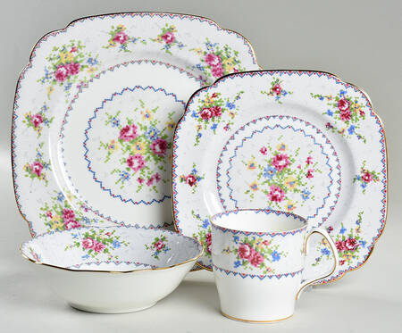 Petit Point 32  Piece Estate Set by Royal Albert