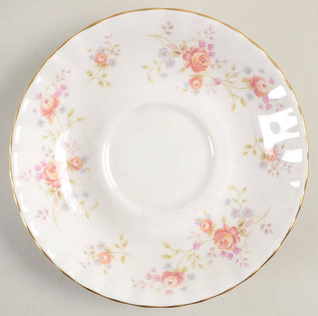 Peach Rose Saucer