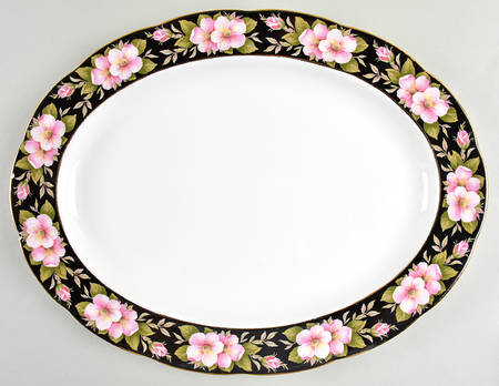 Provincial Flowers 16" Oval Serving Platter