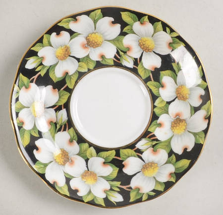 Provincial Flowers Saucer for Footed Demitasse Cup