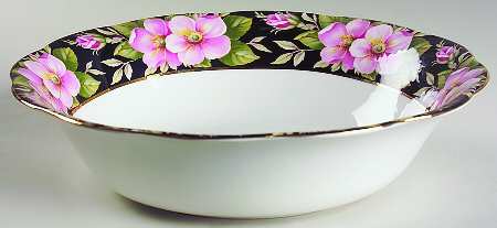 Provincial Flowers 9" Round Vegetable Bowl