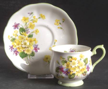 Primulette Footed Cup & Saucer Set
