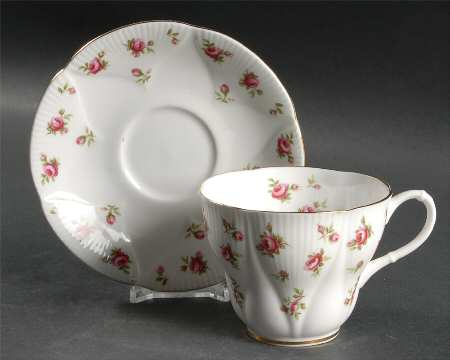 Rosalie Flat Cup & Saucer Set