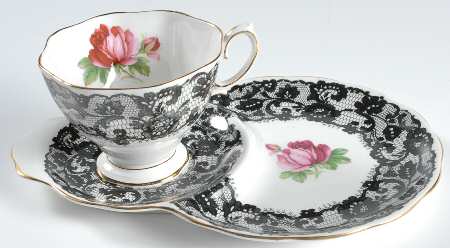 Senorita Dessert Plate & Cup Set