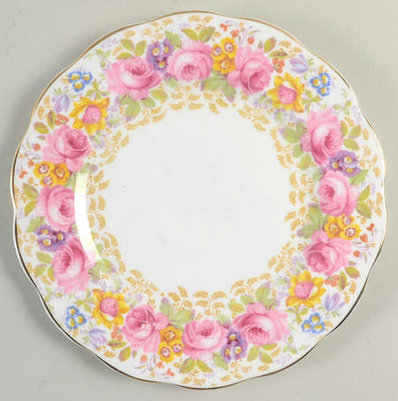 Serena (Thin Gold Trim) Salad Plate