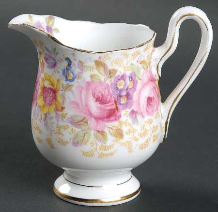 Serena (Thin Gold Trim) Mini Creamer