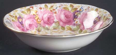 Serena (Thin Gold Trim) Fruit/Dessert (Sauce) Bowl
