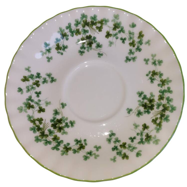 Shamrock (Green Trim, Newer) Saucer