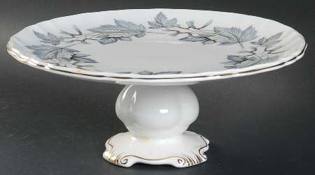 Silver Maple 9" Diameter Pedestal Cake Stand
