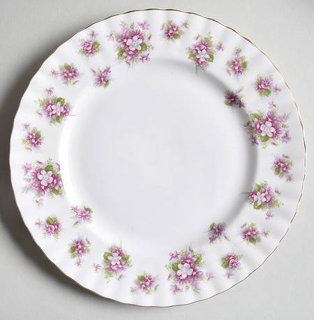 Sweet Violets Salad Plate