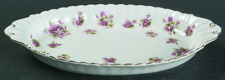 Sweet Violets Tray for Mini Creamer & Open Sugar