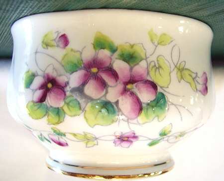 Sweet Violet Mini Open Sugar Bowl