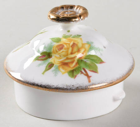 Tea Rose Yellow Lid for Small Teapot