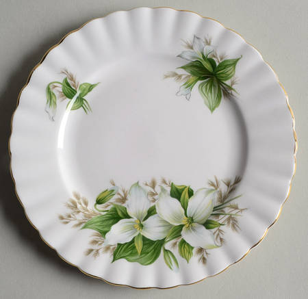 Trillium Bread & Butter Plate by Royal Albert