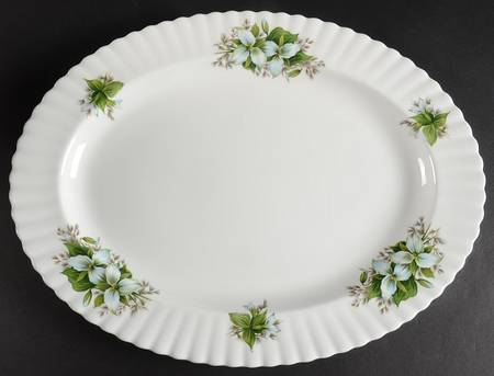 Trillium 16" Oval Serving Platter
