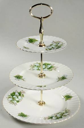 Trillium 3-Tiered Serving Tray (DP, SP, BB)