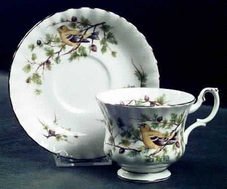Woodland Series Footed Cup & Saucer Set