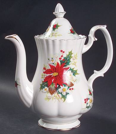 Yuletide (Fluted and Ribbed) Coffee Pot & Lid