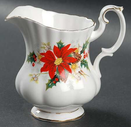 Yuletide (Fluted and Ribbed) Creamer