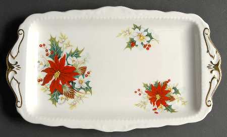 Yuletide (Fluted and Ribbed) Large Sandwich Tray