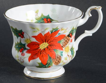 Yuletide (Fluted and Ribbed) Cup for Dessert Plate & Cup Set