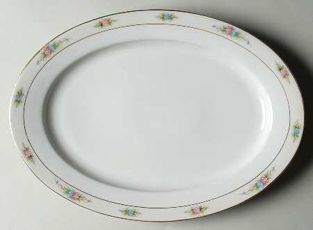 Chicago 14" Oval Serving Platter by Royal Bayreuth