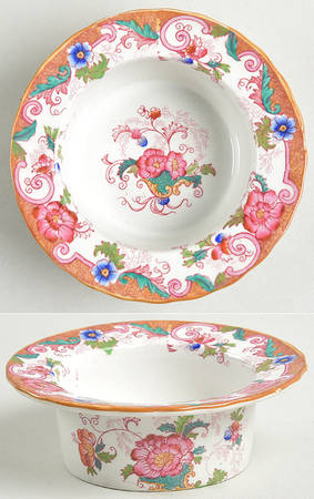 Bentick Red Multicolor by Royal Cauldon