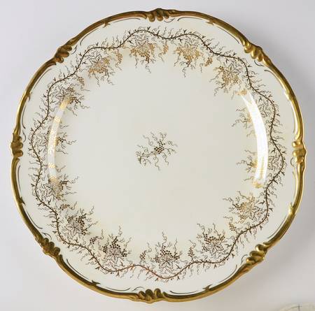 King's Plate White 12" Chop Plate (Round Platter)