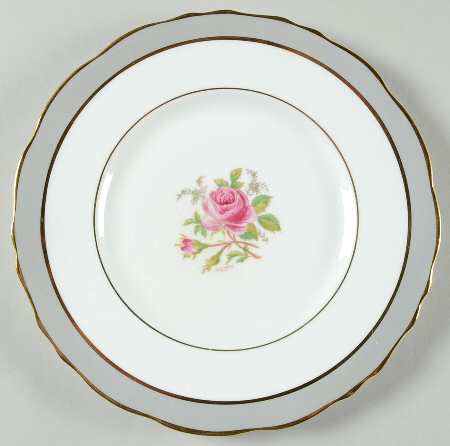 Miniver Rose Salad Plate