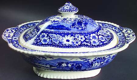 Native Blue Oval Covered Vegetable