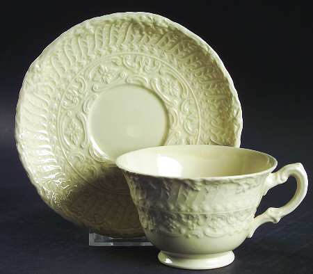 Old Chester Footed Cup & Saucer Set