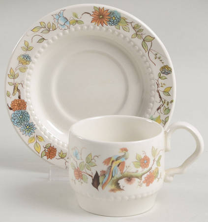 Paradise Flat Demitasse Cup & Saucer Set