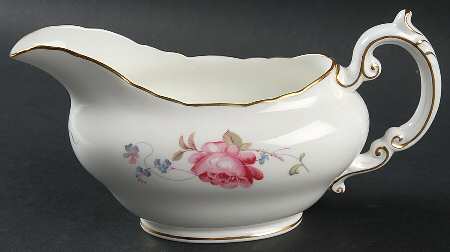 Shrewsbury (Gold Trim) Gravy Boat