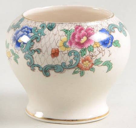 Victoria (Scalloped, Gold Trim) Toothpick Holder