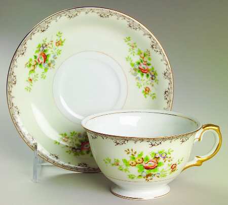 Portland Footed Cup & Saucer Set