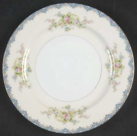 Seneca Blue Salad Plate by Royal Embassy